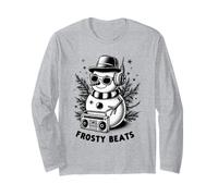 Embrace The Holiday Spirit with Frosty Beats and a Melodic Long Sleeve T-Shirt