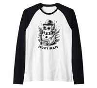 Embrace The Holiday Spirit with Frosty Beats and a Melodic Raglan Baseball Tee