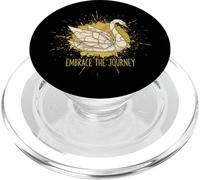 Embrace The Journey Kintsugi Origami Swan Japanese Mended PopSockets PopGrip for MagSafe