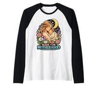 Embrace the Journey Made for Motherhood Raglan Baseball Tee