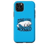 Embrace the Sea Cows with Our "Save the Chubby Mermaid" Case for iPhone 11 Pro