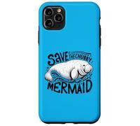 Embrace the Sea Cows with Our "Save the Chubby Mermaid" Case for iPhone 11 Pro Max