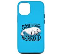 Embrace the Sea Cows with Our "Save the Chubby Mermaid" Case for iPhone 12/12 Pro