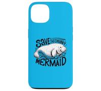 Embrace the Sea Cows with Our "Save the Chubby Mermaid" Case for iPhone 13