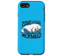Embrace the Sea Cows with Our "Save the Chubby Mermaid" Case for iPhone SE (2020) / 7/8