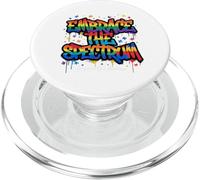 Embrace the Spectrum Autism Acceptance Art PopSockets PopGrip for MagSafe