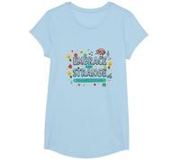 Embrace The Strange: Teacher Edition Quirky Inspirational T-Shirt, Girls, Baby Blue, Medium