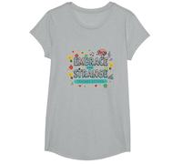 Embrace The Strange: Teacher Edition Quirky Inspirational T-Shirt, Girls, Heather Grey, Medium