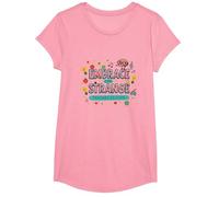 Embrace The Strange: Teacher Edition Quirky Inspirational T-Shirt, Girls, Pink, Medium