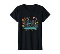 Embrace The Strange: Teacher Edition Quirky Inspirational T-Shirt, Women, Black, M