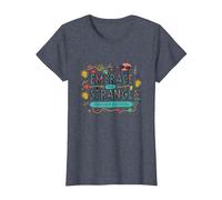 Embrace The Strange: Teacher Edition Quirky Inspirational T-Shirt, Women, Heather Blue, XXL