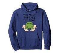 Embrace The Toad Funny Amphibian Lover Pullover Hoodie