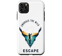 Embrace the Wild Escape Call of Nature Fishing Shore Motif Case for iPhone 11 Pro Max