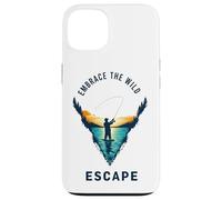 Embrace the Wild Escape Call of Nature Fishing Shore Motif Case for iPhone 13