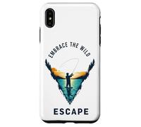 Embrace the Wild Escape Call of Nature Fishing Shore Motif Case for iPhone XS Max