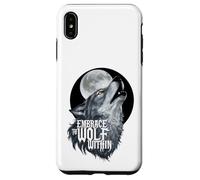 Embrace the Wolf Within - Wolf Dog Therian Theta Delta Case for iPhone XS Max
