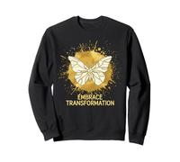 Embrace Transformation Kintsugi Origami Butterfly Japanese Sweatshirt