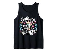 Embrace Your Inner Giraffe Tall Animal Motivation - Tank Top