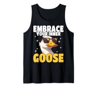 Embrace Your Inner Goose Funny Cool Goose Tank Top