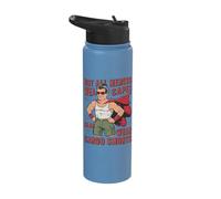 Embrace Your Inner Hero with Dad Cargo Shorts Stainless Steel Insulated Water Bottle