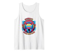 Embrace Your Rhythm Headphones Music Beat Vibe Tank Top