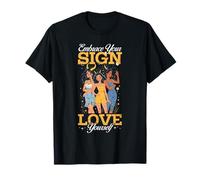 Embrace Your Sign Body Positivity Astrology Distressed T-Shirt