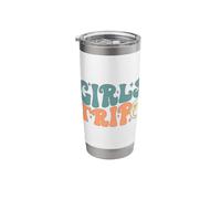 Embrace Your Trip with A Creative Girls Trip Design Stainless Steel Insulated Tumbler