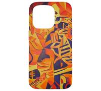 Embracing Death Colorful Geometric Art Case for iPhone 15 Pro