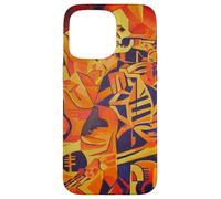 Embracing Death Colorful Geometric Art Case for iPhone 15 Pro Max