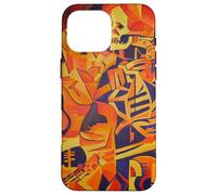 Embracing Death Colorful Geometric Art Case for iPhone 16 Pro Max