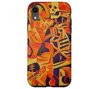 Embracing Death Colorful Geometric Art Case for iPhone XR