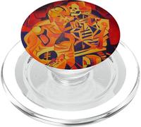 Embracing Death Colorful Geometric Art PopSockets PopGrip for MagSafe