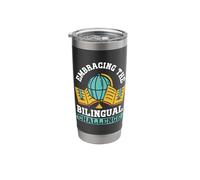 Embracing the Bilingual Challenge - Dual Language Teacher Stainless Steel Insulated Tumbler
