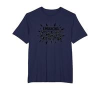 Embracing The Chaos: Edgy Bold Statement for Rebels T-Shirt, Men's Big and Tall, Navy, 2X Tall