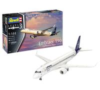 Embraer 190 Lufthansa New Livery Civil Aircraft 1:144 Plastic Model Kit Revell
