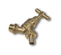 Embrass Peerless Hose Union Bib Tap 1/2 Brass