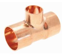 Embrass Peerless Trade End Feed Reducing Tee WRAS 22 x 22 x 15mm