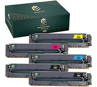 EMBRIIO 045H 045 Set of 5 Compatible Toner Cartridges Replacement for Canon i-SENSYS MF631Cn MF633Cdw MF635Cx LBP611Cn LBP613Cdw imageCLASS MF632Cdw MF634Cdw LBP612Cdw