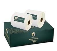 EMBRIIO 2 White Direct Thermal Labels Rolls Replacement for GP-1324D & Type Printers, 100mm x 50mm