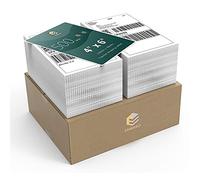 EMBRIIO 4x6 Direct Thermal Labels, Fanfold 1000 Sheets - 4" x 6" (100mm x 150mm) White Shipping Address Labels, Replacement for GP-1324D & Compatible with Thermal Printers