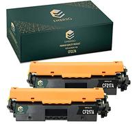 EMBRIIO CF217A 17A Set of 2 Compatible Toner Cartridges Replacement for HP LaserJet Pro M102a M102w MFP M130nw M130fn M130fw M130a