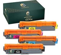 EMBRIIO TN241 TN245 Set of 4 Compatible Toner Cartridges Replacement for Brother HL-3140CW 3150CDW 3170CDW DCP-9015CDW 9020CDW MFC-9140CDN 9330CDW 9340CDW 9332CDW 9142CDN