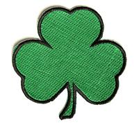 Embroidered 3 Leaf Clover Shamrock Iron on Patch