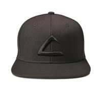 Embroidered Ash Anime Inspired Ketchum Costume Cap in Black on Black 3D Puff Design, AP Custom Snapback Flatbill League Trainer Anime Cosplay or Halloween, Black