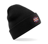 Embroidered Battle of The Boyne BC045 Original Cuffed Beanie, if This Flag Offends You I'll Help You Pack for God & Ulster No Surrender Ve Day Day Workwear Uniform Wear Unisex Hat (Black)