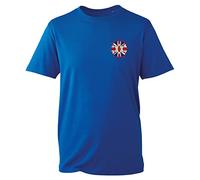 Embroidered Battle of The Boyne Left Chest Logo T-Shirt if This Flag Offends You I'll Help You Pack for God & Ulster No Surrender Ve Day Celebration Adult Kids Unisex Tee Top (Royal Blue, 12 Years)