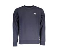 Embroidered Blue Cotton Jumper - male - La Martina - Sweatshirts - Blue - XL - Sweatshirts & Hoodies XL