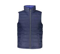 Embroidered Blue Sleeveless Jacket - male - La Martina - Waistcoats - Blue - XL - Jackets XL