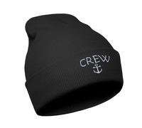 Embroidered Boat Captain Hat & First Mate Hat for Men Women Boating Marine Sailor Trucker Baseball Caps Nautical Gifts, Crew Beanie-1pc, One size