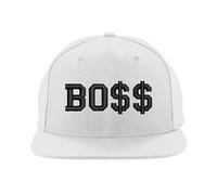 Embroidered BoSS Snapback Cap Mens Attitude Sarcastic Birthday Funny Joke Workwear Cap Gift